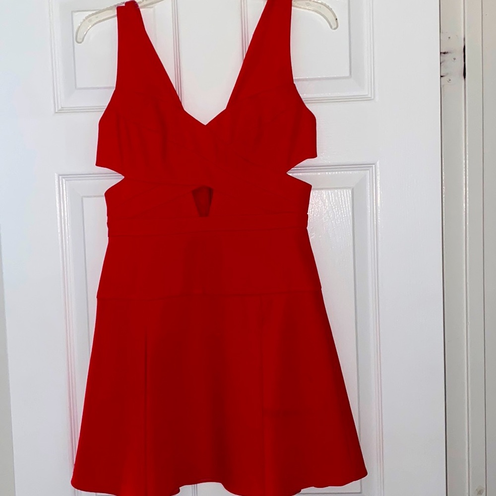 Powerful Red almost new BCBG dress